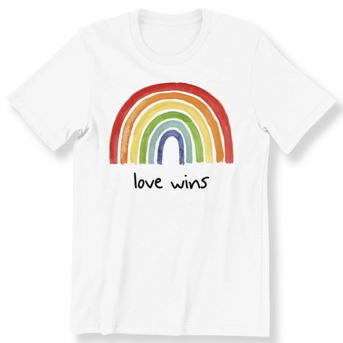 Love wins rainbow shirt - rainbow, t-shirt