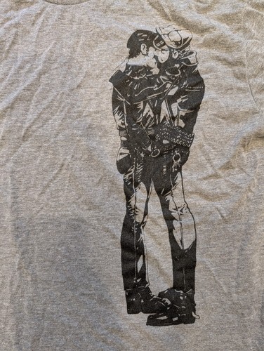 Vintage print tri - vintage, tri-blend