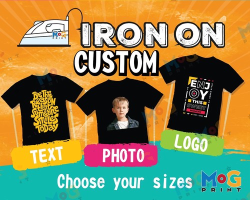 Custom iron heat transfers - iron,