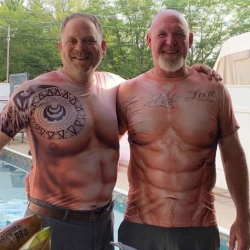 Muscle shirt - muscle, 3d