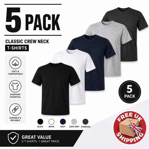 Men shirt pack cotton - men's, t-shirt
