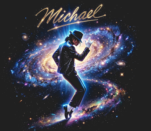 Michael jackson dtf halftone - jackson,
